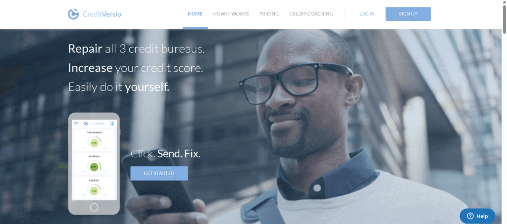 Creditversio-home page
