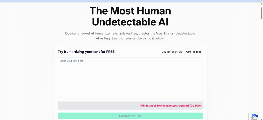Duey ai Humanizer