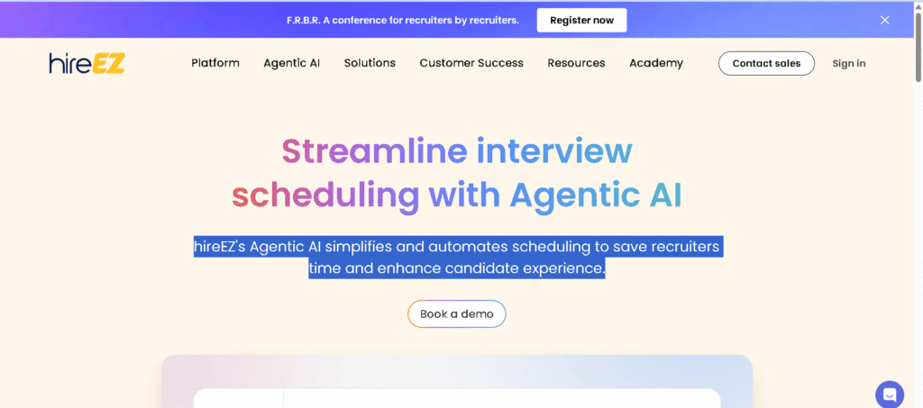 hireez homepage