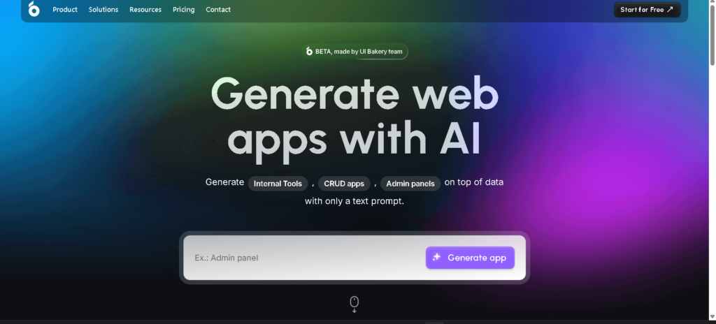Bolt alternative-UI Bakery