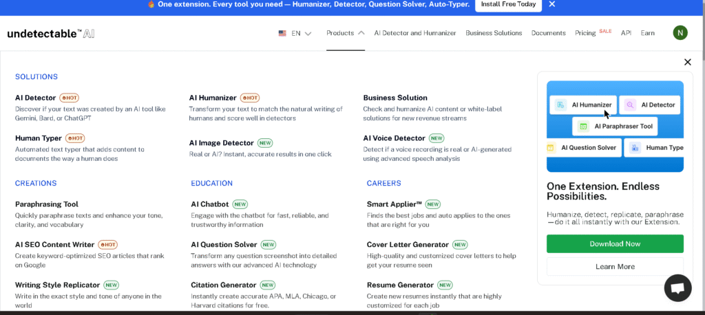 Undetectable ai products