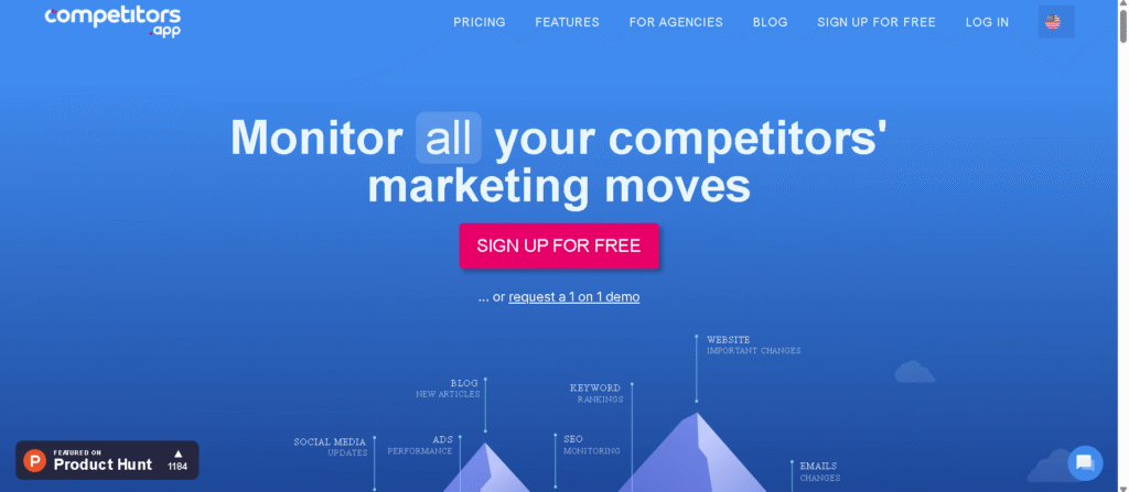 Competitors App-home page