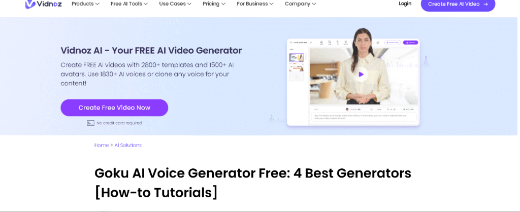 Vidnoz ai