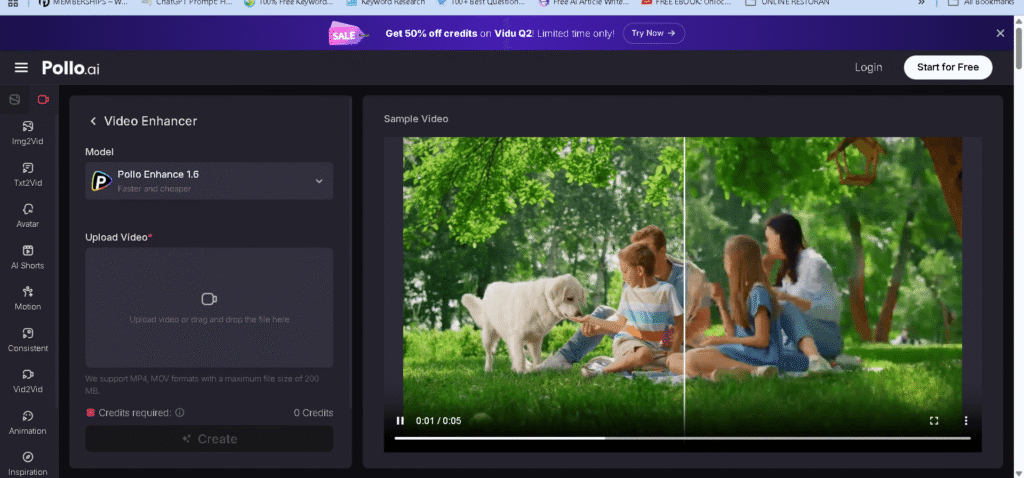 Haiper AI Video-UI