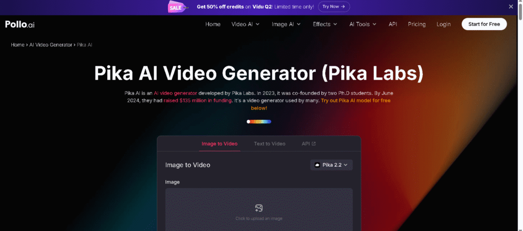 Pika ai video generator