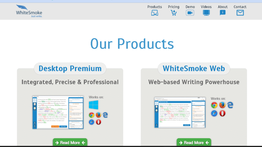 Whitesmoke-products