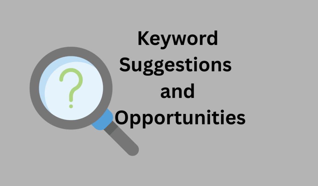 Keyword Suggestions and Opportunities