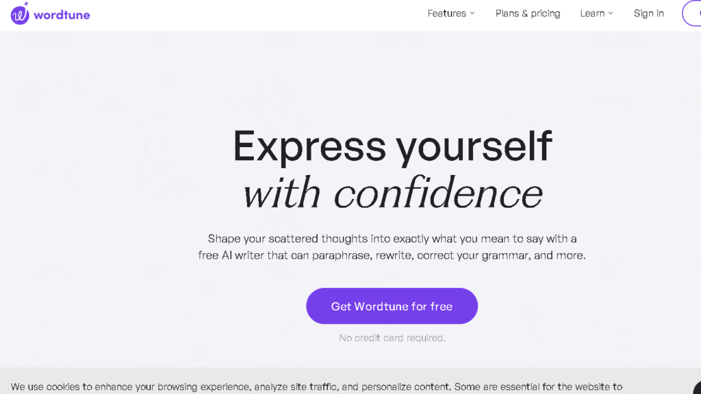 Quillbot alternative Wordtune