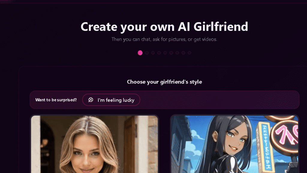 OurDream AI Create Character Feature
