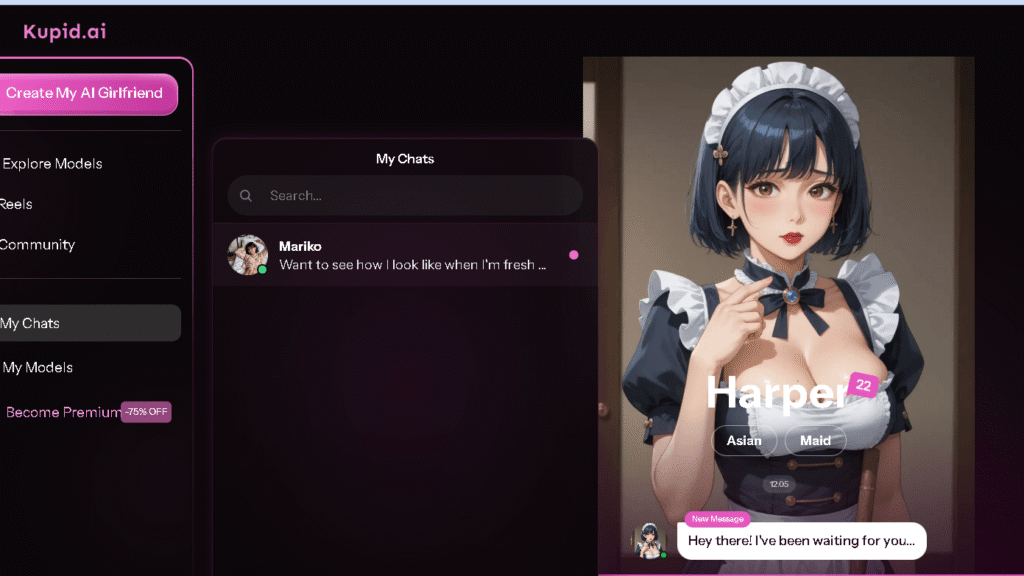 Kupid AI Chat Feature