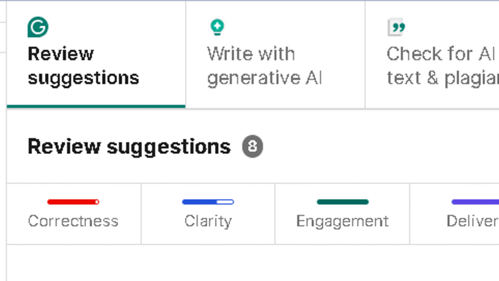 Writing Suggestions