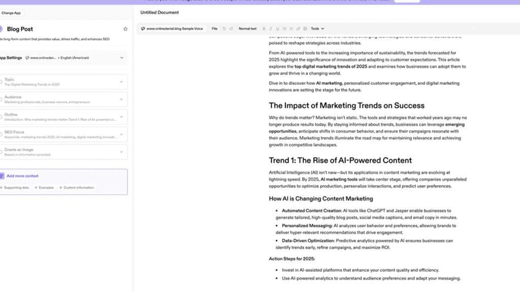 Article Written example