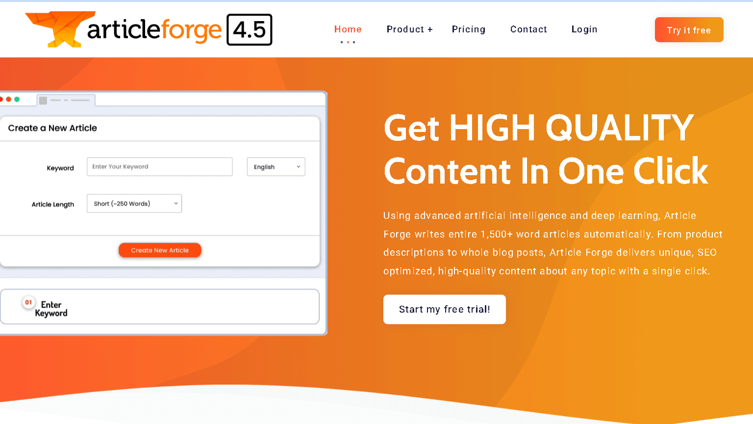 ARTICLE FORGE