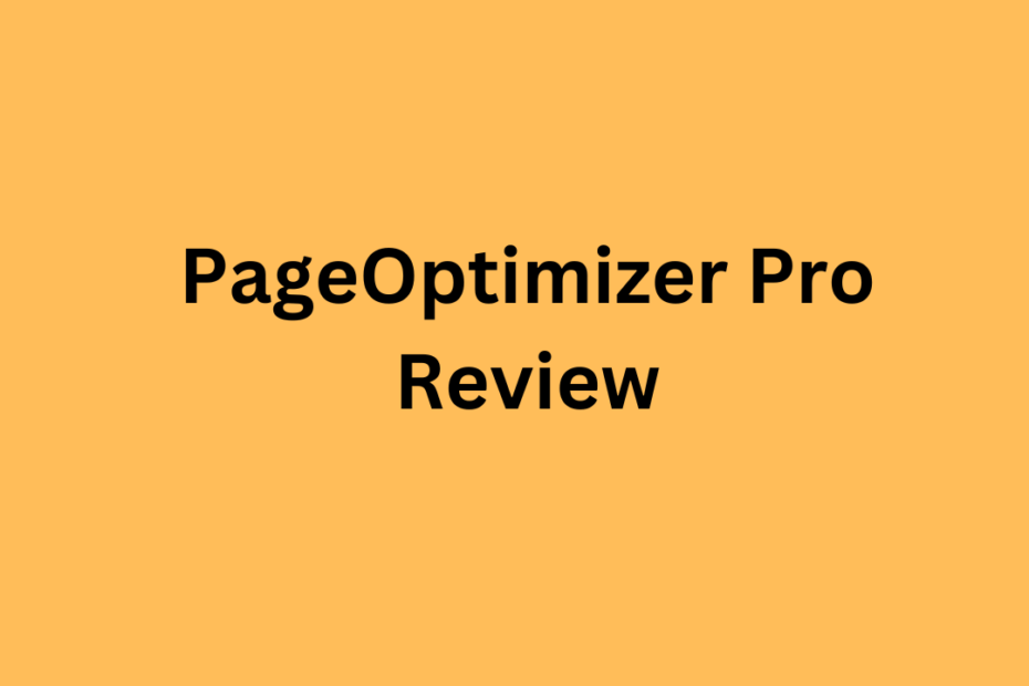 PageOptimizer Pro Review