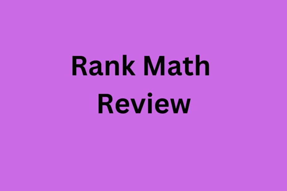 Rank Math Review