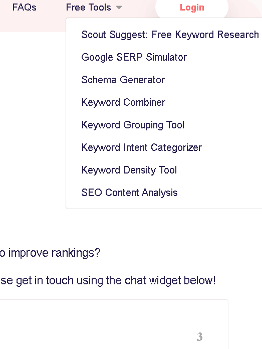 SEO SCOUT FREE TOOLS