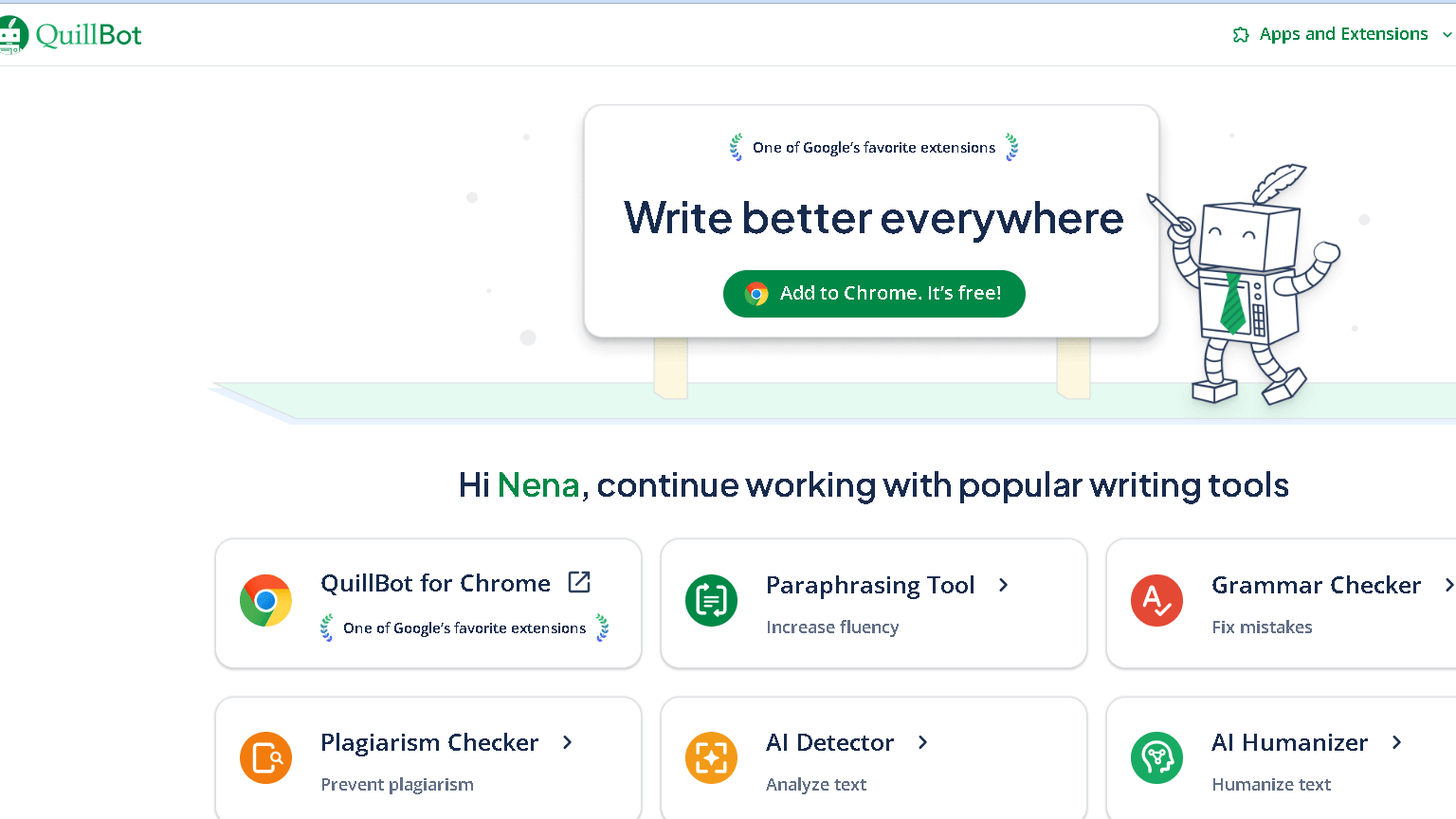 Quillbot ai novel writing software