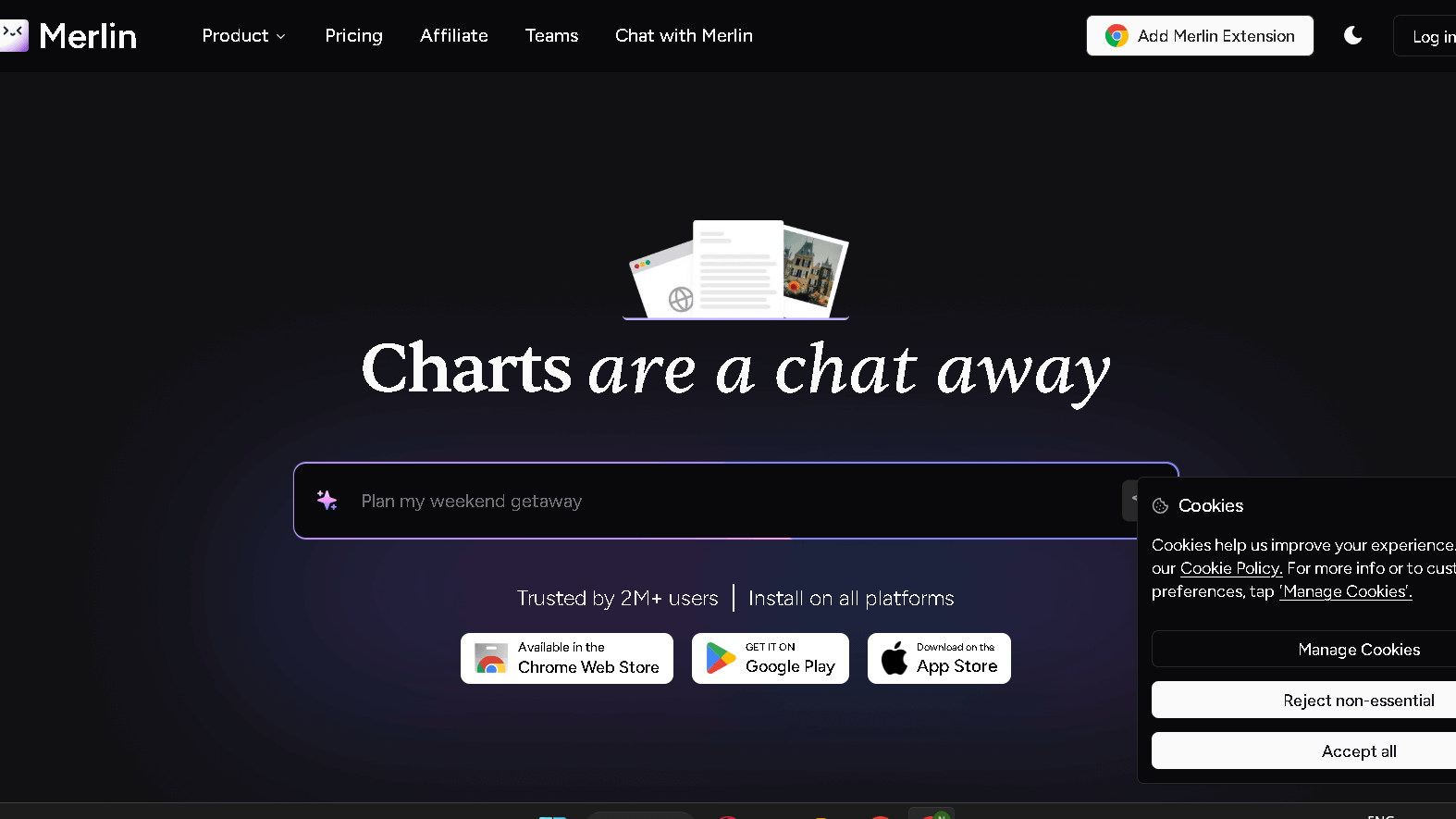 Jenni ai alternative Merlin-home page
