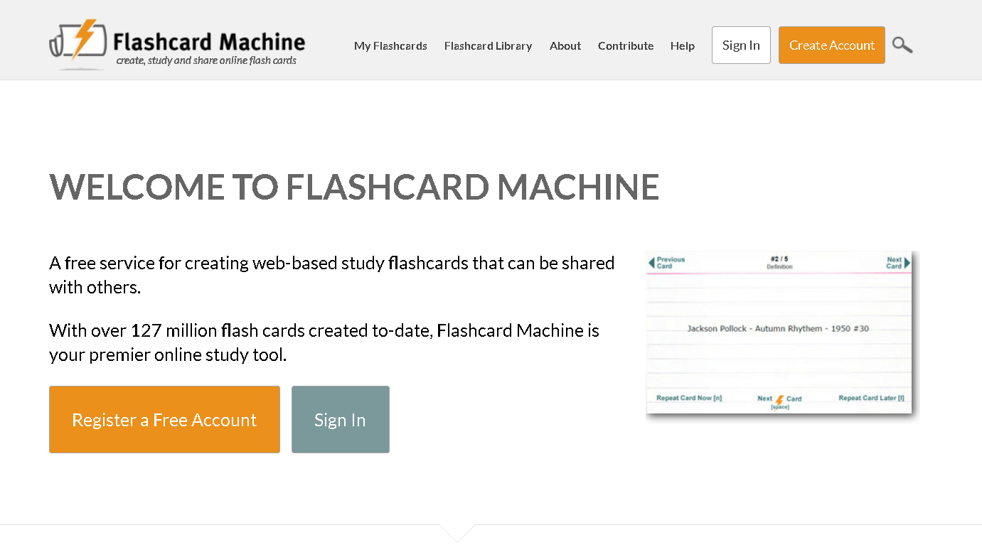 Flashcard Machine