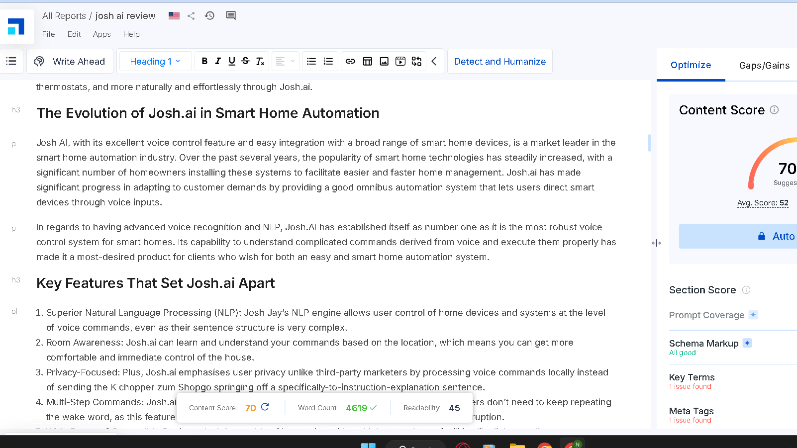 SCALENUT content editor