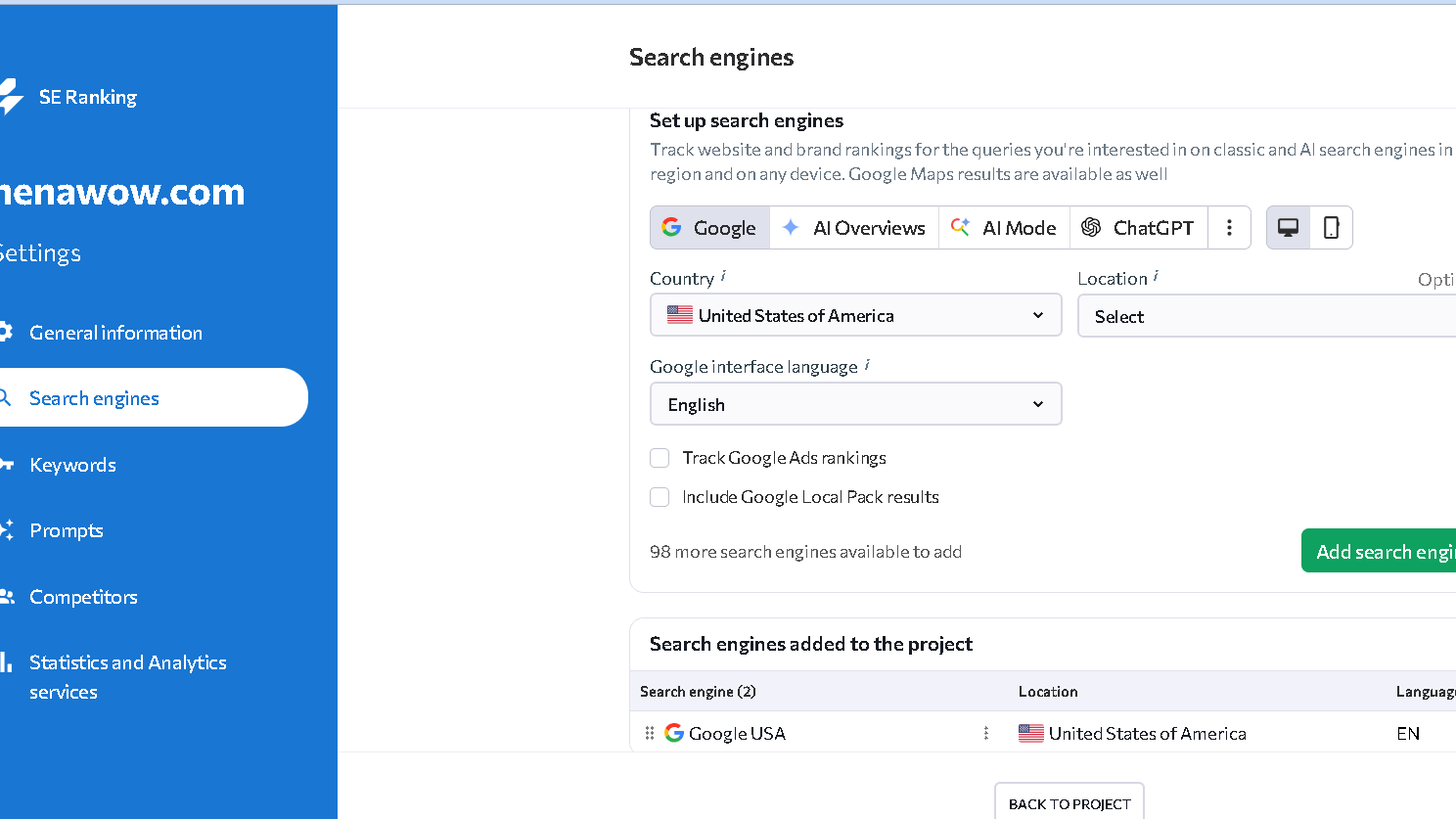 SE Ranking AI overviews add search engine feature