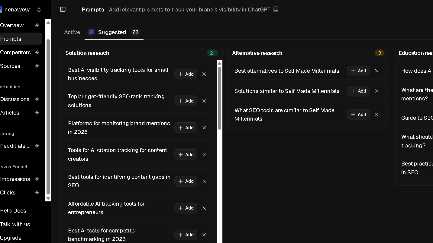 GetAirefs prompts feature
