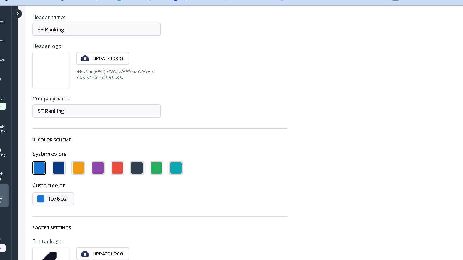 white label agency pack reporting feature