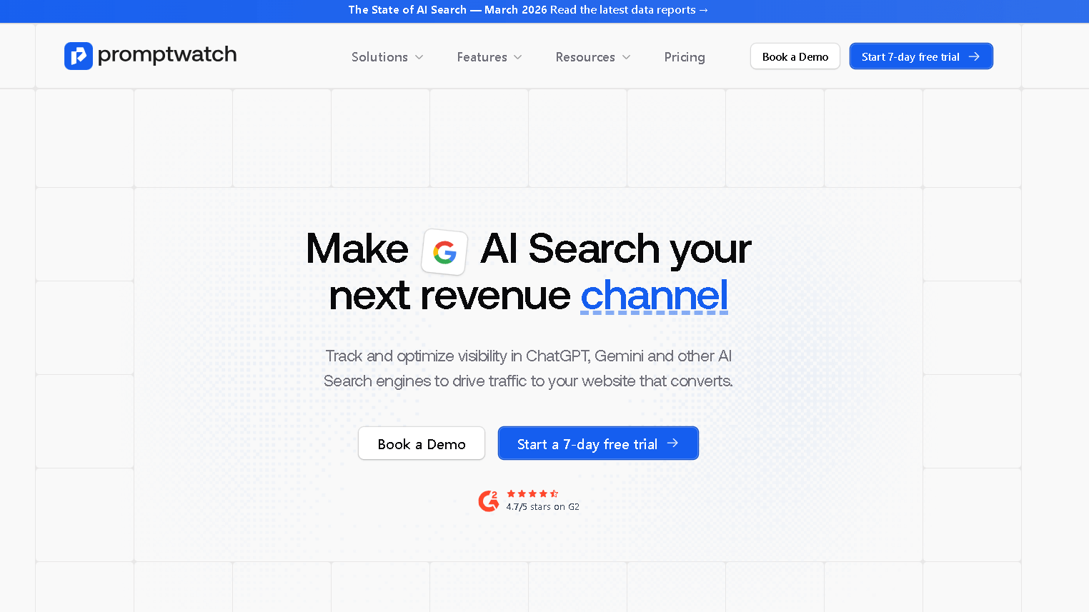 Claude seo ckecking sowtware Promptwatch
