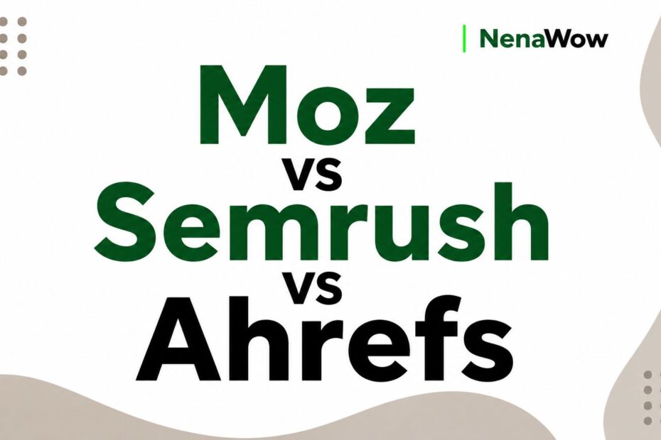 Moz vs Semrush vs Ahrefs