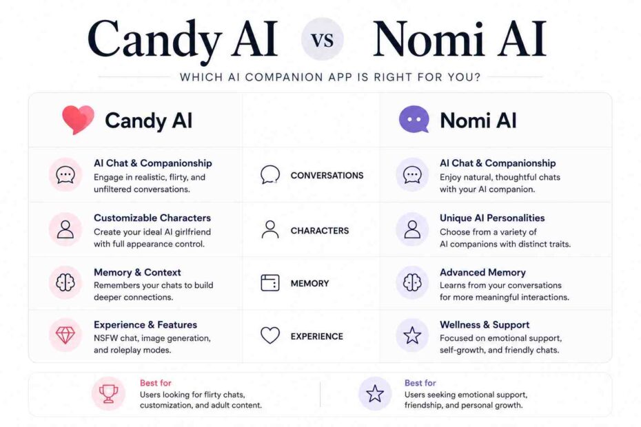 Candy AI vs Nomi AI