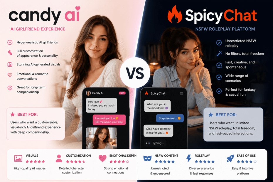 Candy ai vs Spicychat