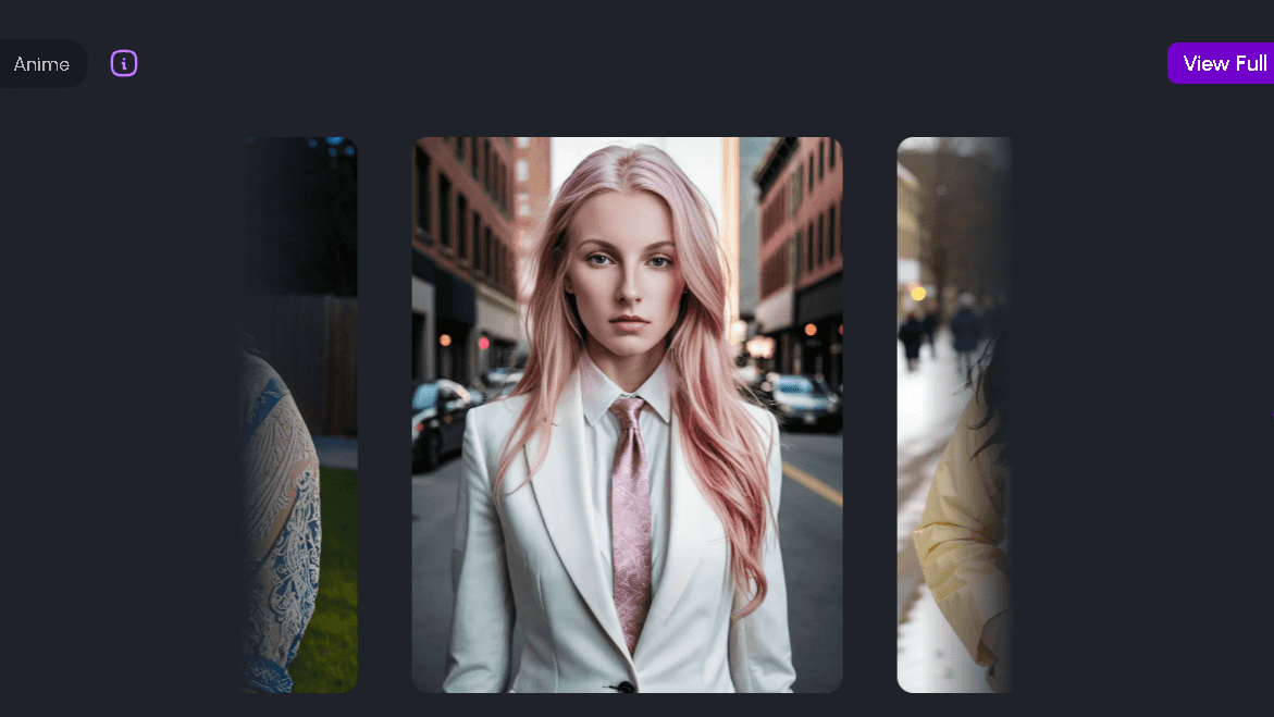 My look on Nomi AI platform
