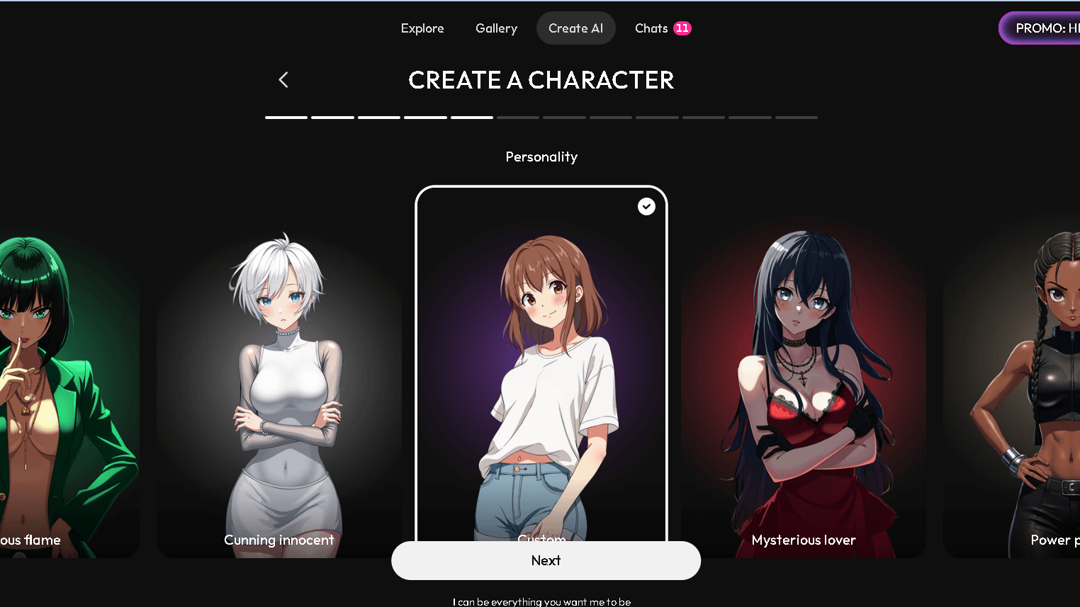 Choose Personality