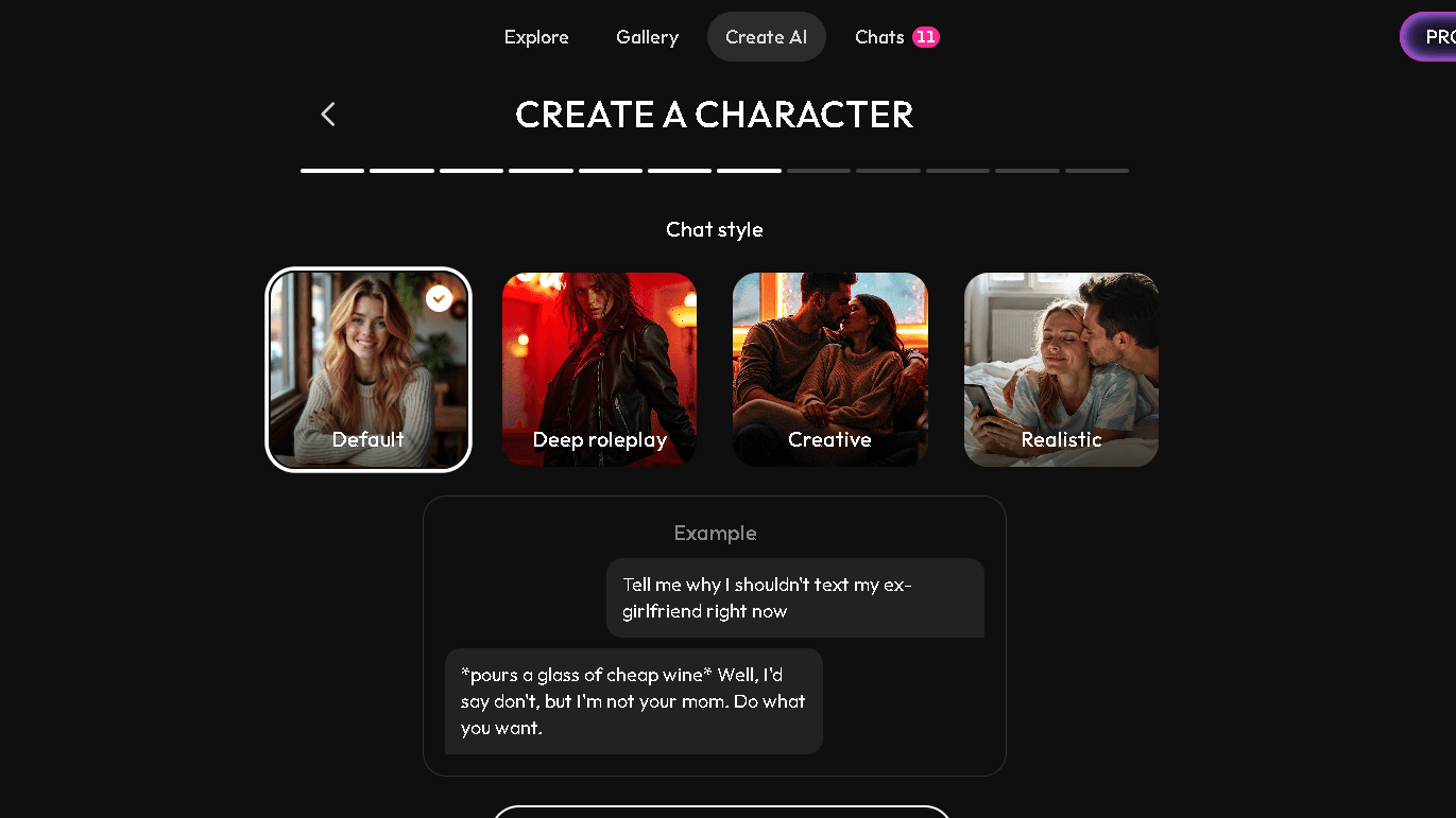 Choose Chat Style