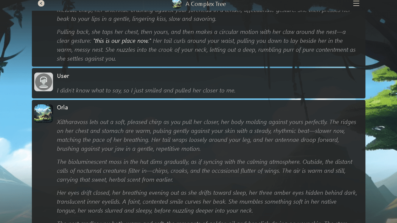 Chat Example on Janitor