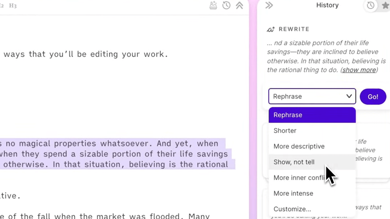 Rewrite Example