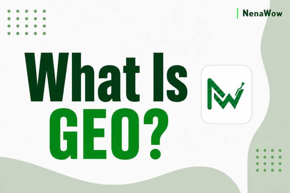 WHAT IS GEO