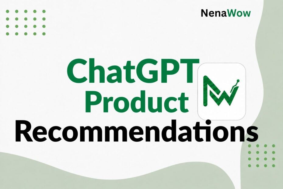 ChatGPT product recommendations