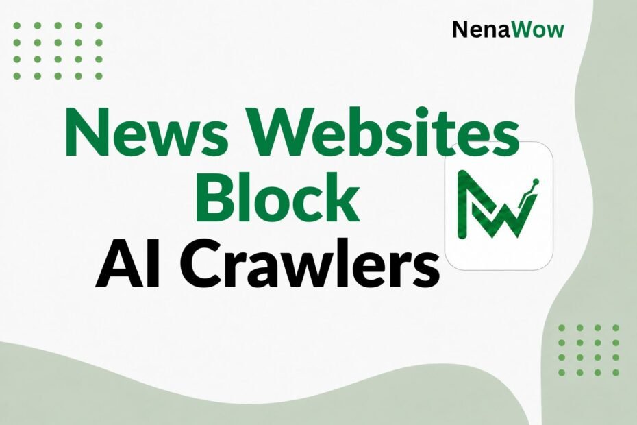 news websites block AI crawlers